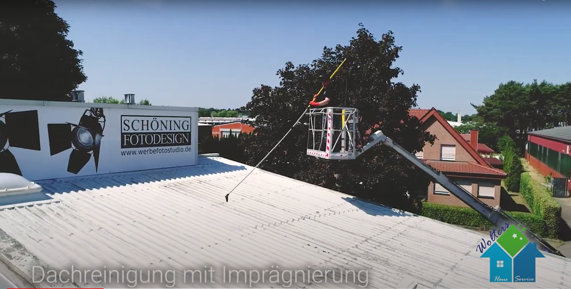 Dach-Komplettreinigung f&uuml;r Kunden in Dohren und Herzlake.